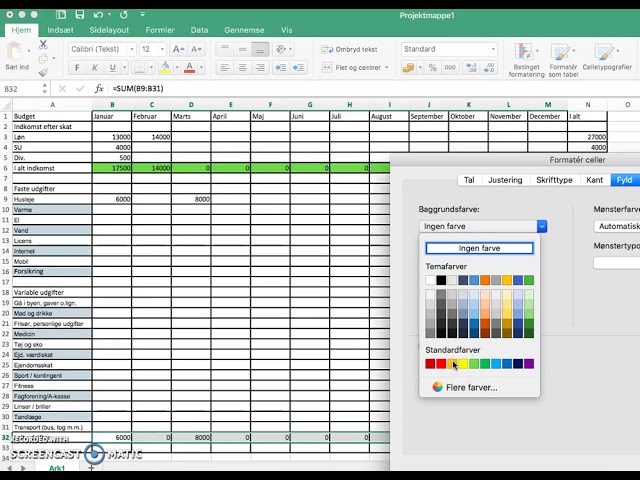 فیلم آموزشی: Budgetskema hvordan Excel