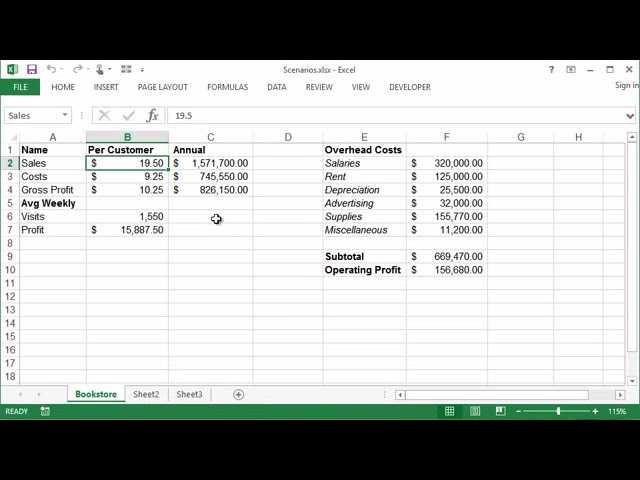 فیلم آموزشی: Microsoft Excel - ایجاد یک گزارش خلاصه سناریو با زیرنویس فارسی