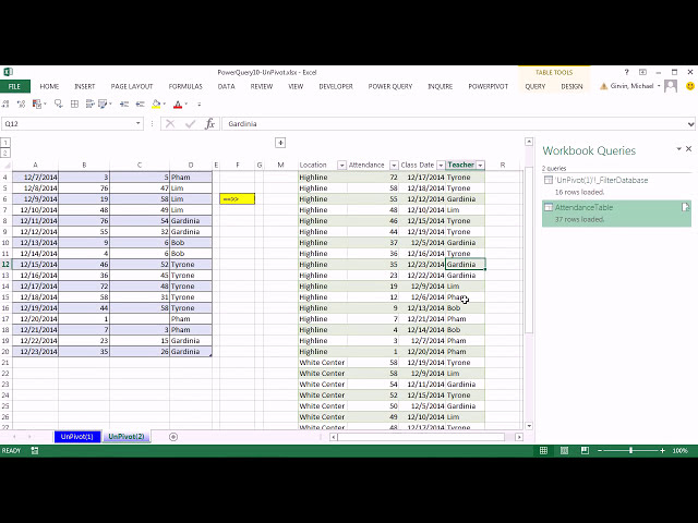 فیلم آموزشی: Excel Power Query شماره 10: ویژگی UnPivot برای ایجاد مجموعه داده های مناسب (2 مثال)
