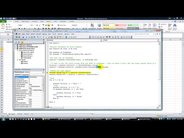 فیلم آموزشی: اولین ستون را به جای آخرین ستون در Excel VBA دریافت کنید با زیرنویس فارسی