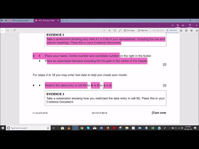 فیلم آموزشی: IGCSE ICT فوریه مارس 2018 مقاله 31 تجزیه و تحلیل داده اکسل قسمت 1 با زیرنویس فارسی