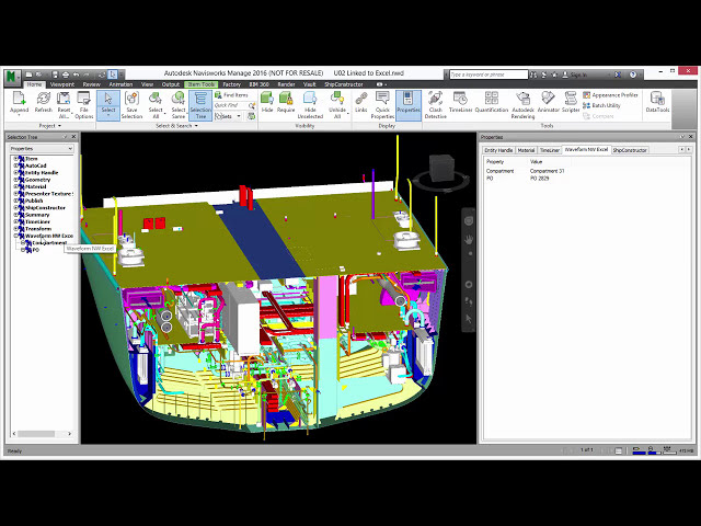 فیلم آموزشی: یک مدل سه بعدی Navisworks را به اکسل پیوند دهید با زیرنویس فارسی