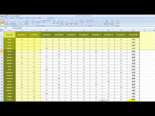 فیلم آموزشی: آموزش Excel (Cap. 48) Bloquear Filas y Columnas با زیرنویس فارسی