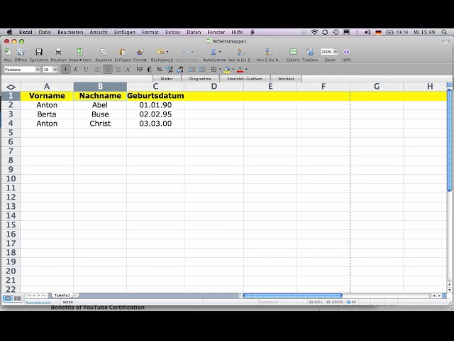 فیلم آموزشی: Excel - Spalten und Zeilen fixieren, einfrieren