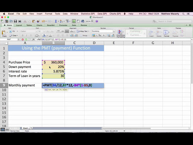 فیلم آموزشی: نحوه استفاده از تابع Excel PMT برای محاسبه پرداخت وام با زیرنویس فارسی