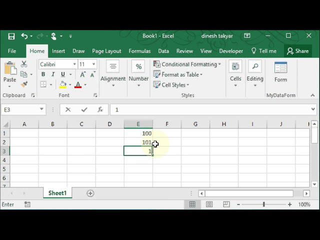 فیلم آموزشی: چگونه از ورودی های تکراری با استفاده از countif در Excel VBA جلوگیری کنیم