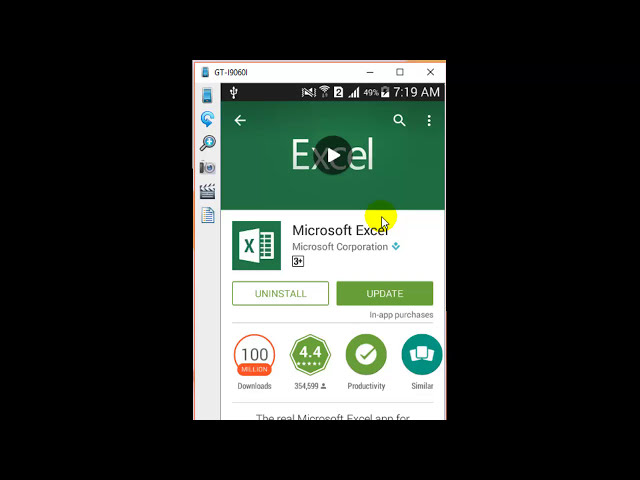 فیلم آموزشی: آموزش باز کردن فایل های xls، xlsx و excel در گوشی اندروید با زیرنویس فارسی