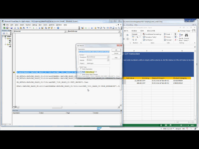 فیلم آموزشی: SAP GUI Scripting - استخراج داده ها از SAP GUI Transaction به Excel با زیرنویس فارسی