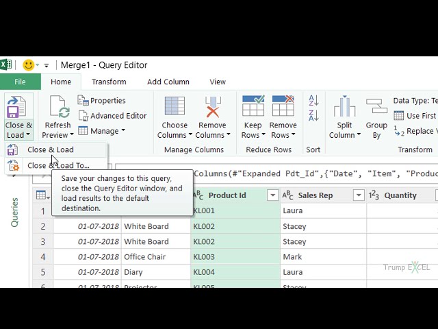 فیلم آموزشی: نحوه ادغام دو یا چند جدول اکسل با Power Query با زیرنویس فارسی