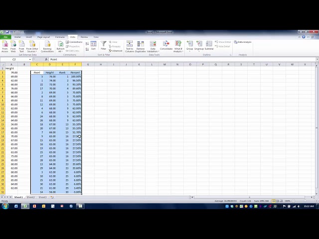 فیلم آموزشی: نحوه استفاده از Excel-The Rank and Percentile Tool با زیرنویس فارسی