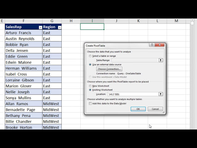 فیلم آموزشی: Excel Magic Trick 1412: Power Query برای ادغام دو جدول در یک جدول برای گزارش PivotTable با زیرنویس فارسی