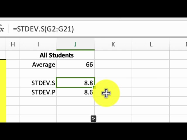 فیلم آموزشی: =StDev.S و =StDev.P (تفاوت چیست؟) | نحوه استفاده از اکسل
