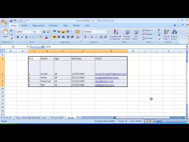 فیلم آموزشی: 6 ( Excel) نحوه اعمال مرزها در اکسل با زیرنویس فارسی