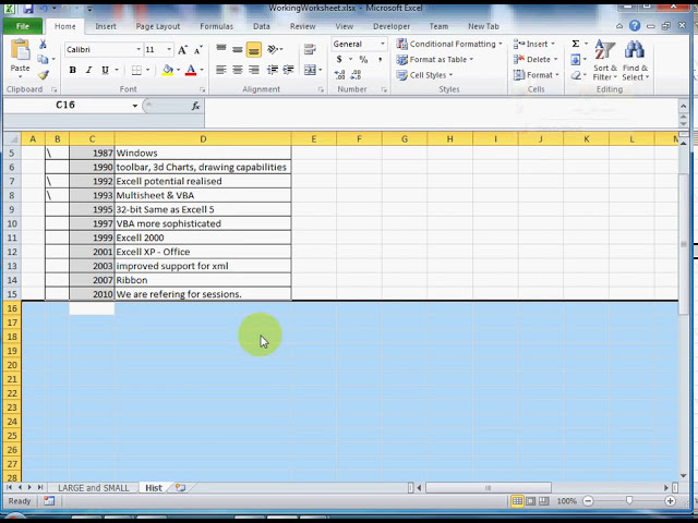 فیلم آموزشی: Excel 2010: چگونه اندازه برگه اکسل را کاهش دهیم با زیرنویس فارسی