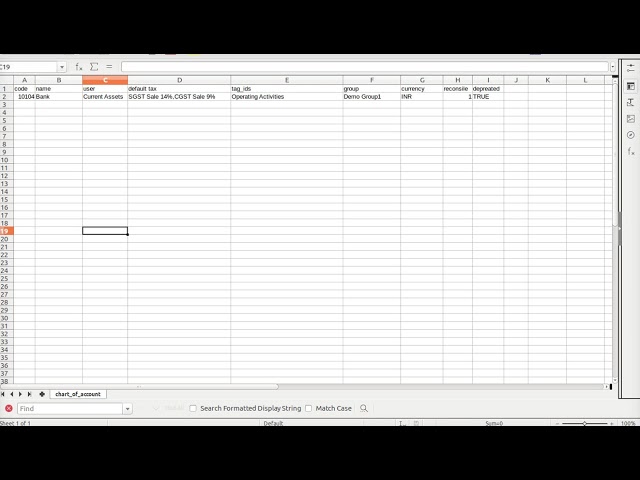فیلم آموزشی: نحوه وارد کردن نمودار حساب ها از فایل CSV یا Excel | ویژگی های Odoo Apps