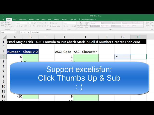 فیلم آموزشی: ترفند جادویی اکسل 1402: فرمولی برای قرار دادن علامت چک در سلول اگر عدد بزرگتر از صفر باشد با زیرنویس فارسی