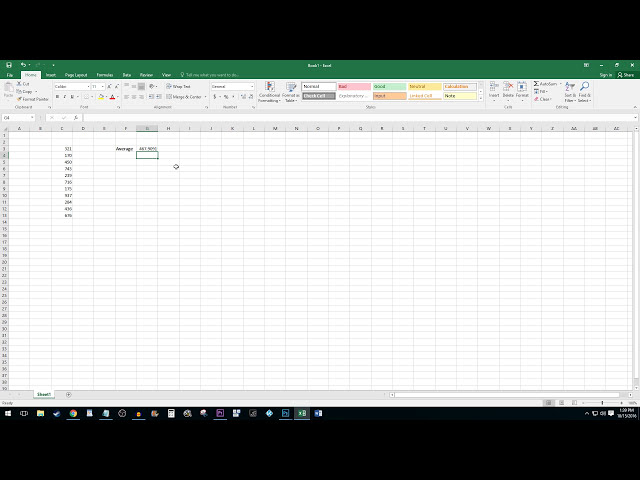 فیلم آموزشی: Excel 2016: نحوه محاسبه میانگین با زیرنویس فارسی