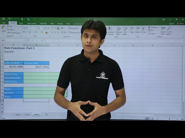 فیلم آموزشی: MS Excel - توابع تاریخ قسمت 3 با زیرنویس فارسی