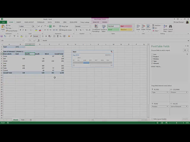 فیلم آموزشی: نحوه نمایش موارد بدون داده در PivotTables در اکسل با زیرنویس فارسی