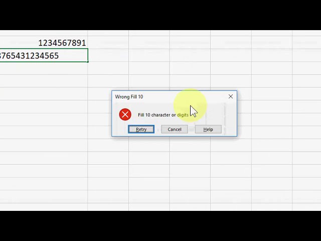 فیلم آموزشی: نحوه تنظیم محدودیت کاراکتر یا اعداد در سلول های MS Excel (Excel 2003-2016) با زیرنویس فارسی