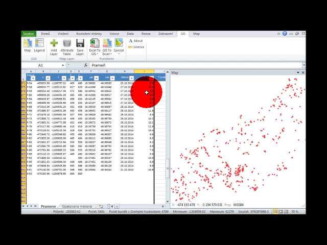 فیلم آموزشی: GIS.XL - شکل فایل نقطه ای را از جدول اکسل ایجاد کنید