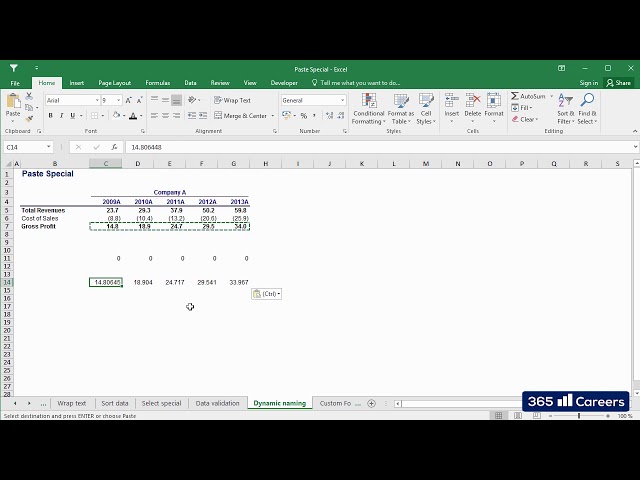 فیلم آموزشی: Paste Special: نحوه اعمال Paste Special را در Excel 2016 بیاموزید با زیرنویس فارسی