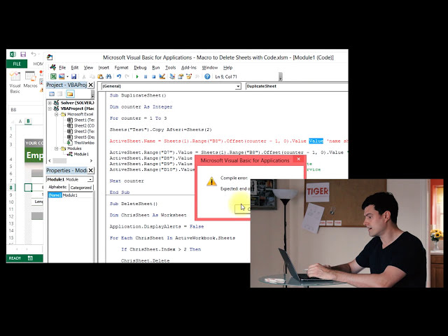 فیلم آموزشی: Excel VBA برای افراد مبتدی: (6/6) با استفاده از VBA گزارش ایجاد کنید - نسخه نمایشی کامل با زیرنویس فارسی