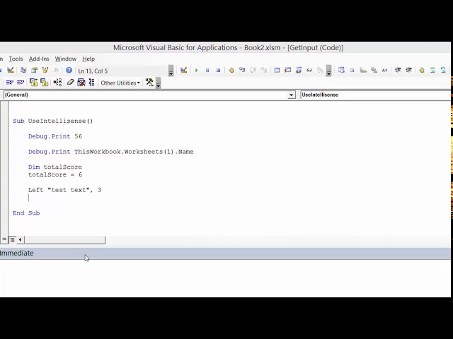 فیلم آموزشی: Excel VBA: نحوه استفاده از Intellisense با زیرنویس فارسی