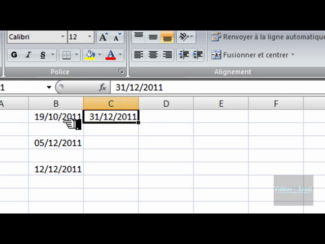 فیلم آموزشی: Excel 2007 : T&A - Fonctions DATE ALEA.ENTRE.BORNES