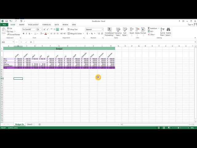 فیلم آموزشی: MS Excel: ایجاد و ویرایش کاربرگ ها