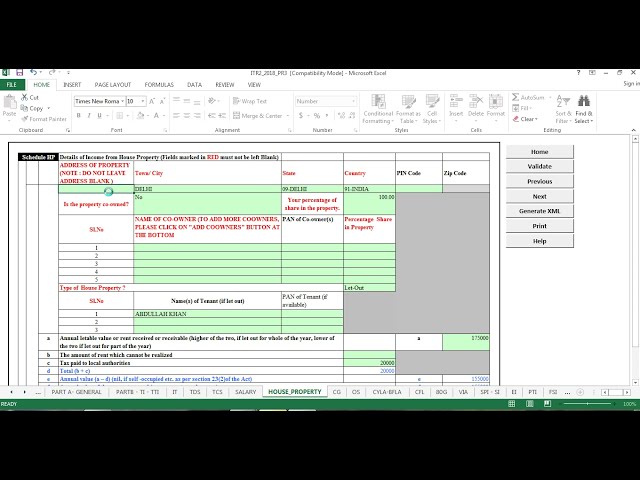 فیلم آموزشی: نحوه فایل ITR 2 اکسل ابزار برای AY 2019-20 با مثال.