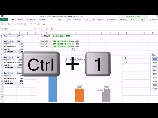 فیلم آموزشی: Excel Power Query #03: وارد کردن چندین فایل متنی در 1 مرحله و نمودار محوری شگفت انگیز برای داده های درجه با زیرنویس فارسی