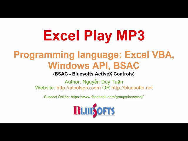 فیلم آموزشی: برنامه نویسی VBA پخش موسیقی mp3 در Excel - Excel Play MP3 2.2
