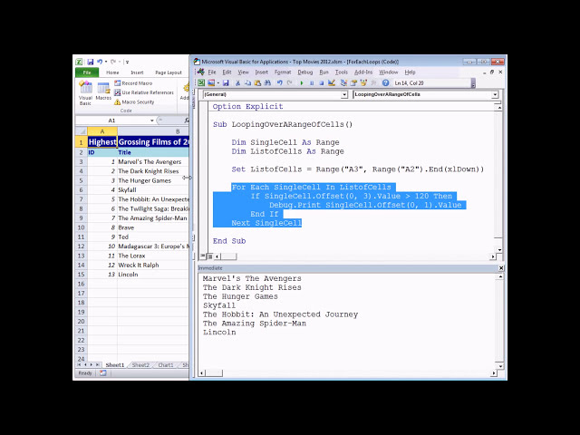 فیلم آموزشی: Excel VBA مقدمه قسمت 17 - برای هر حلقه با زیرنویس فارسی