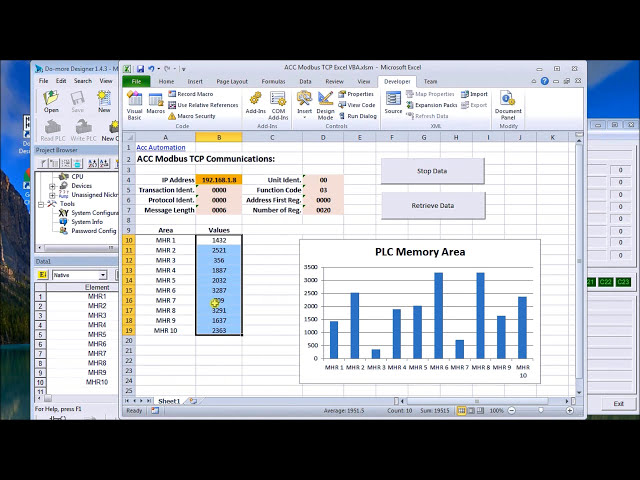 فیلم آموزشی: نحوه پیاده سازی پروتکل Modbus TCP با استفاده از VBA با اکسل با زیرنویس فارسی