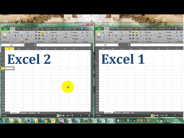 فیلم آموزشی: نحوه باز کردن اکسل در دو پنجره مختلف