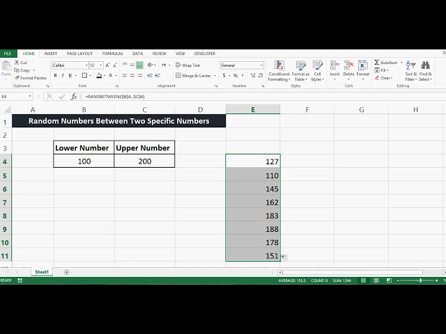 فیلم آموزشی: اعداد تصادفی بین دو عدد در اکسل - نحوه ایجاد لیستی از اعداد تصادفی