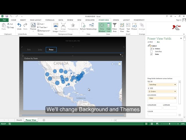 فیلم آموزشی: ایجاد تصویرسازی نقشه در Excel 2013 PowerView