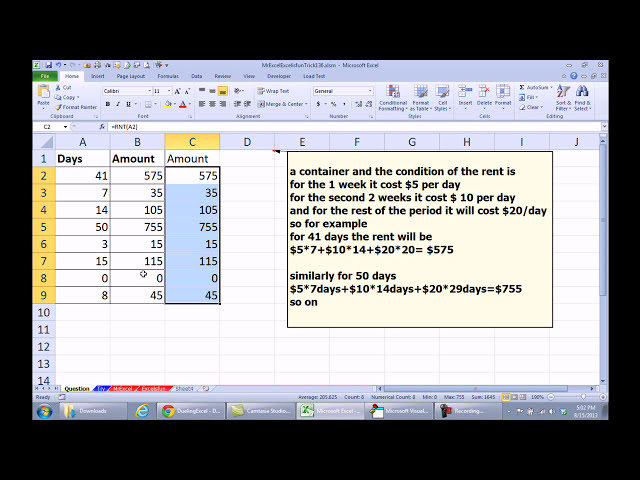 فیلم آموزشی: ترفند 136 Mr Excel و excelisfun: محاسبه اجاره متغیر بر اساس روز: VBA، IF یا VLOOKUP؟ با زیرنویس فارسی