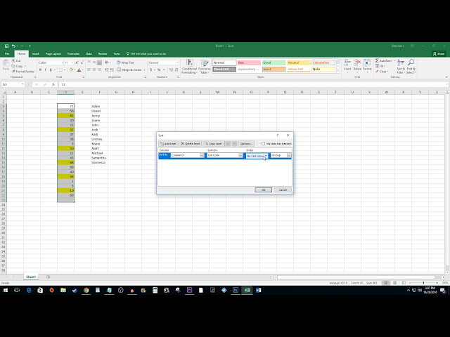 فیلم آموزشی: Excel 2016: چگونه ستون ها را بر اساس حروف الفبا و عددی مرتب کنیم با زیرنویس فارسی