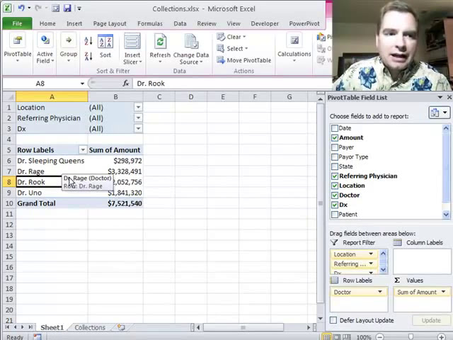 فیلم آموزشی: Excel Video 283 مرتب سازی دستی داده های جدول محوری با زیرنویس فارسی