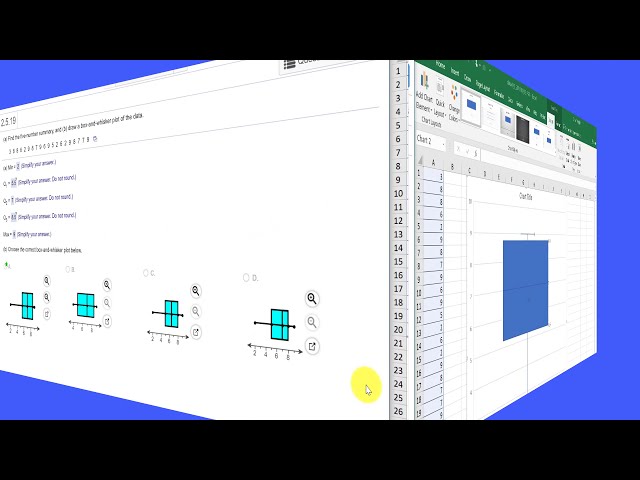  2 5 19 Box Plot 5 Number Summary Excel PHStat 