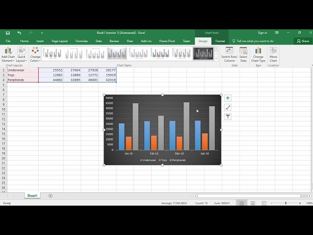 فیلم آموزشی: Excel 2016 - کلید میانبر برای ایجاد نمودار با زیرنویس فارسی