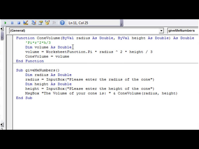 فیلم آموزشی: Excel 2010 VBA Tutorial 33 - برگرداندن مقادیر با یک تابع با زیرنویس فارسی