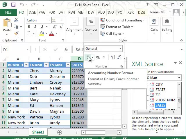 فیلم آموزشی: ویدیوی مثال XML با Excel 2013 با زیرنویس فارسی