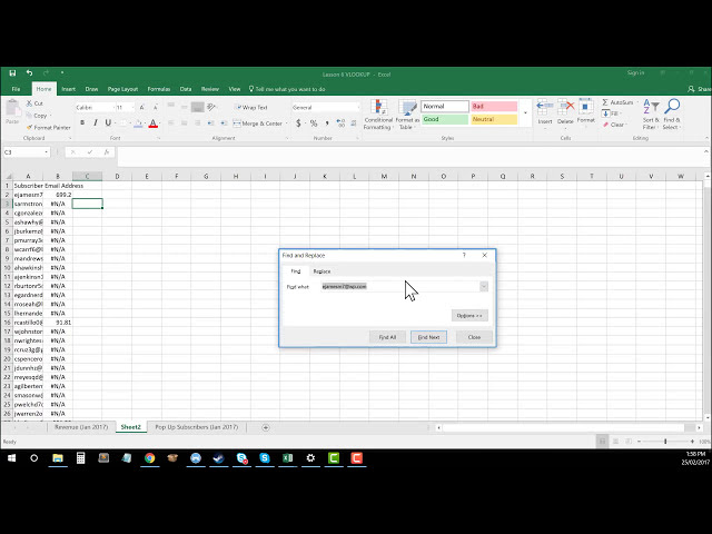 فیلم آموزشی: Excel برای بازاریابان شماره 6: نحوه استفاده از VLOOKUP برای انتساب درآمد با زیرنویس فارسی