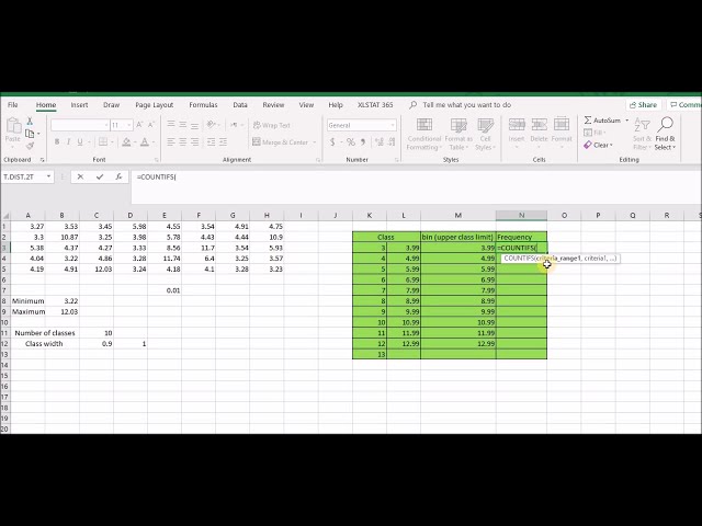 فیلم آموزشی: ایجاد جدول فرکانس از داده های پیوسته با استفاده از اکسل با زیرنویس فارسی