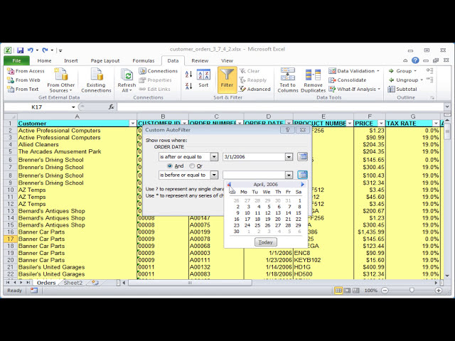 فیلم آموزشی: Excel: سال/ماه/روز- فیلتر خودکار سفارشی برای ستون های تاریخ
