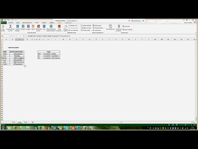 فیلم آموزشی: Office 2013 Excel monta jos-funktiota