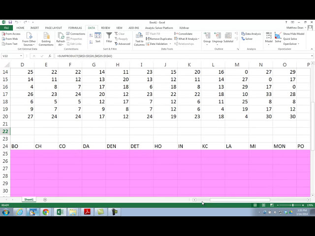 فیلم آموزشی: استفاده از OpenSolver برای اکسل با زیرنویس فارسی